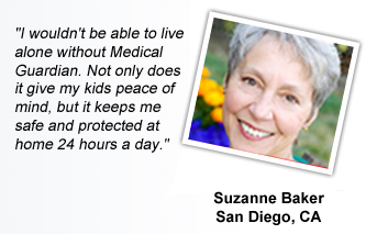Medical Guardian testimonial from Mission Valley, California